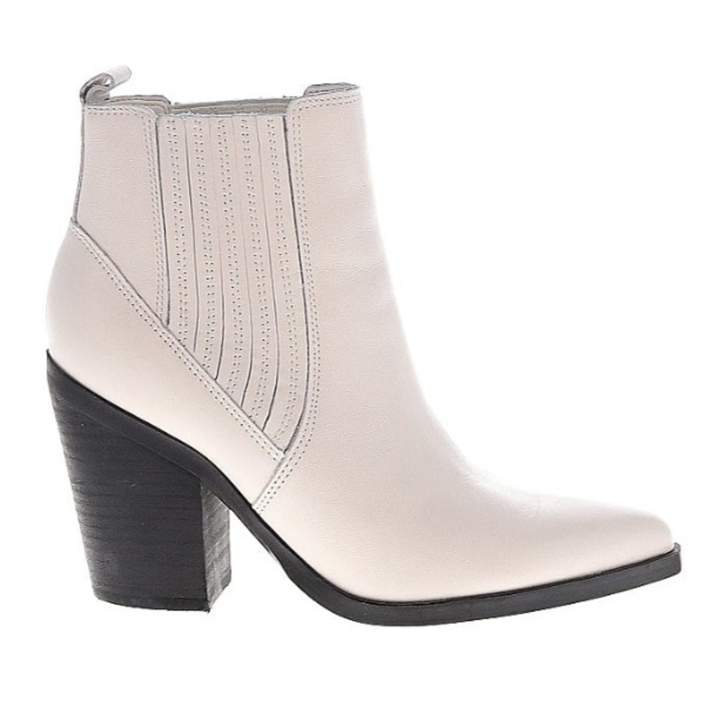 MARC BY MARC JACOBS IVORY LEATHER COWBOY BOOTIE 6 EUC